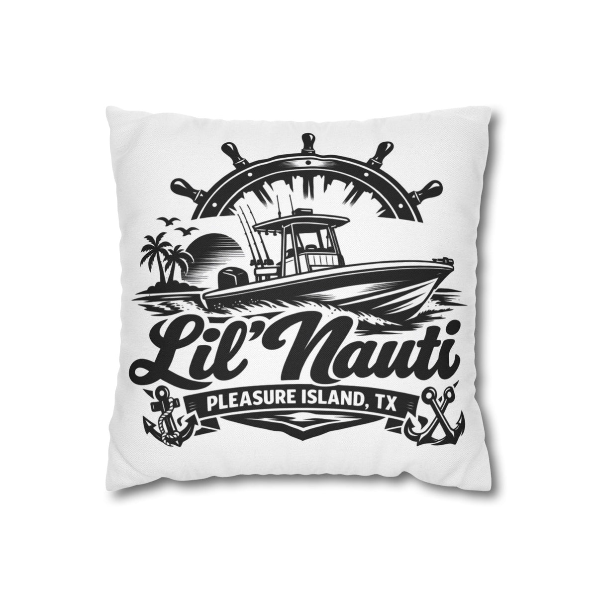 Spun Polyester Square Pillowcase