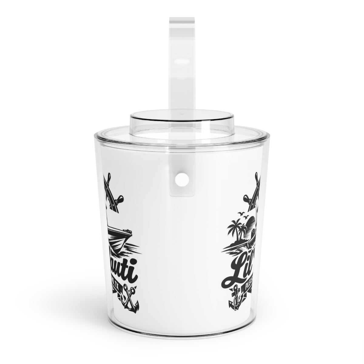 Ice Bucket with Tongs